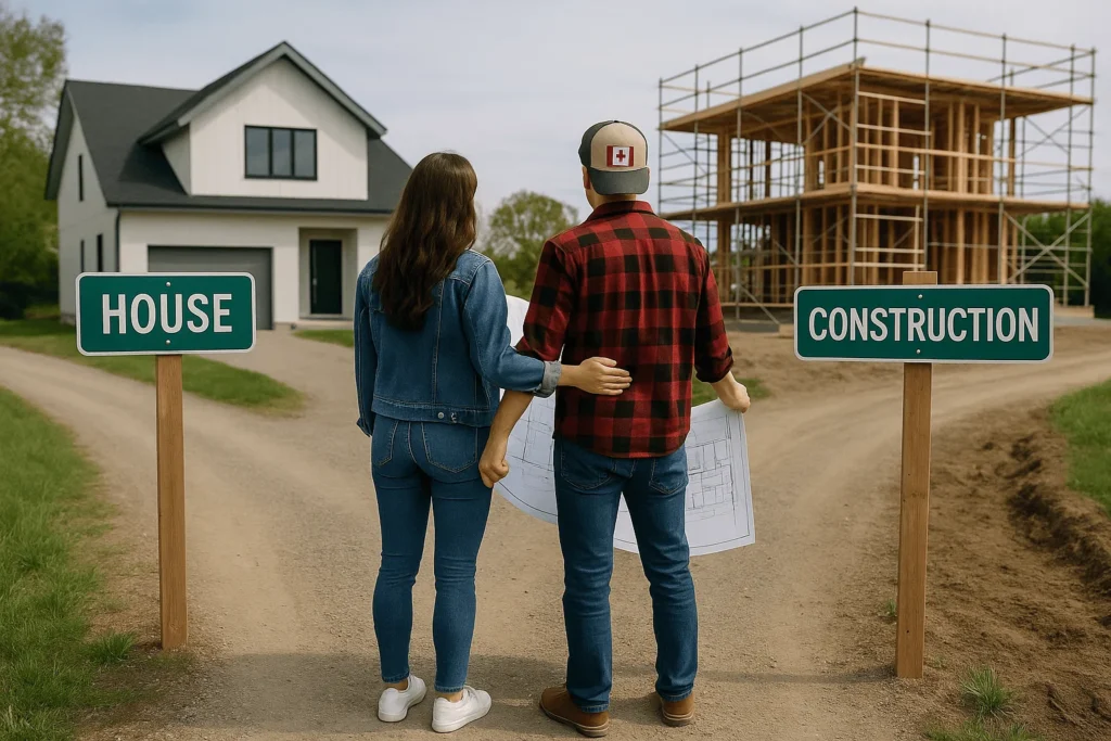 buying vs. building a home